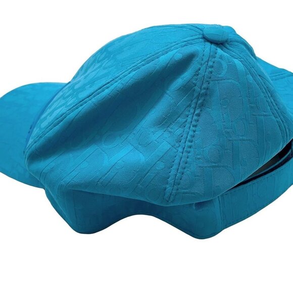 Dior Oblique Baseball Cap Size L Polyester100% Blue - Picture 5 of 12